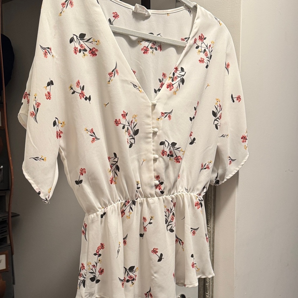 Sienna Sky Cream Floral Blouse